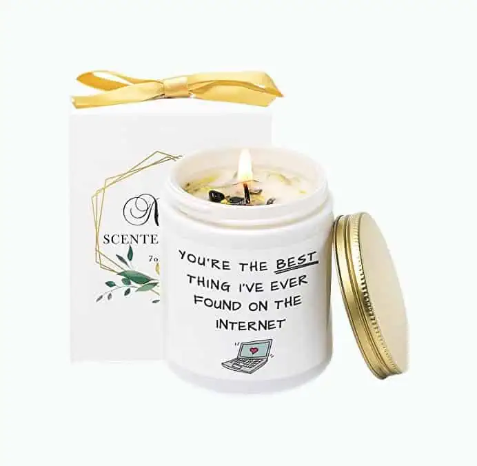 Product Image of the Online Dating Candle