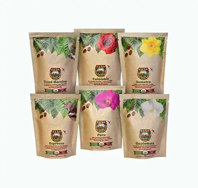 Product Image of the Organic Coffee Sampler Pack