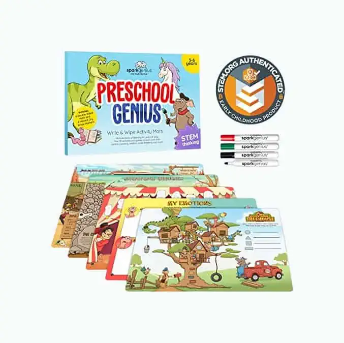 Product Image of the Over 45 Preschool Learning Activities (Ages 3-6)