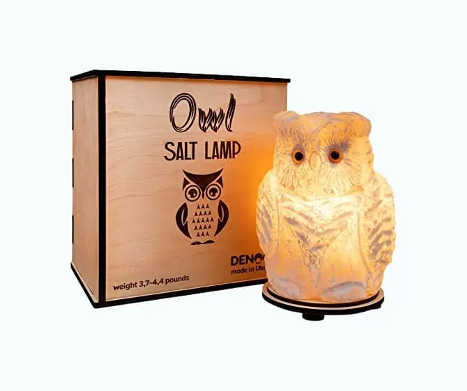 Product Image of the Owl Crystal Salt Lamp