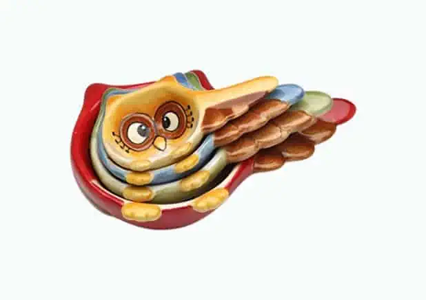 Product Image of the Owl Measuring Spoon Set