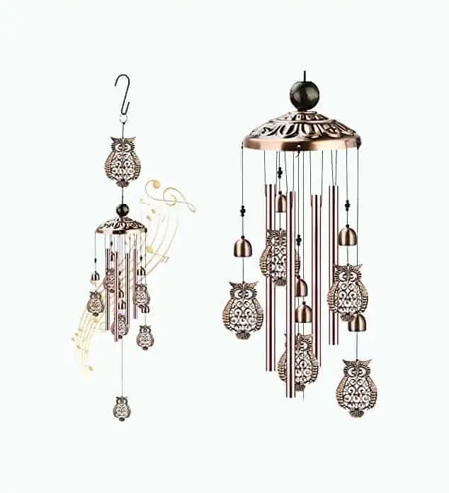Product Image of the Owl Wind Chimes