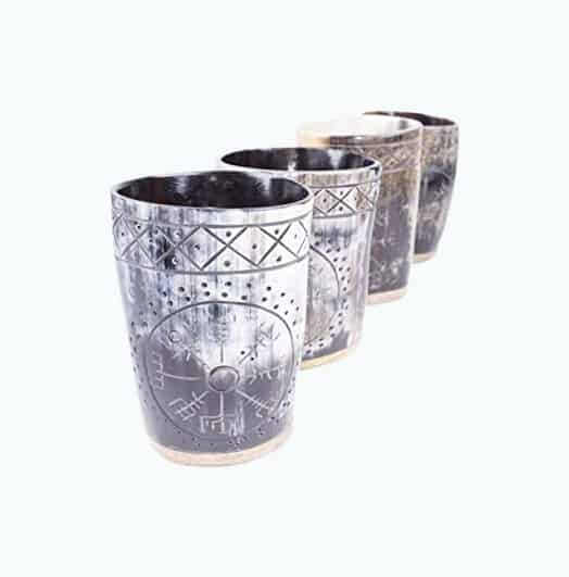 Product Image of the Ox Horn Shot Glass Set