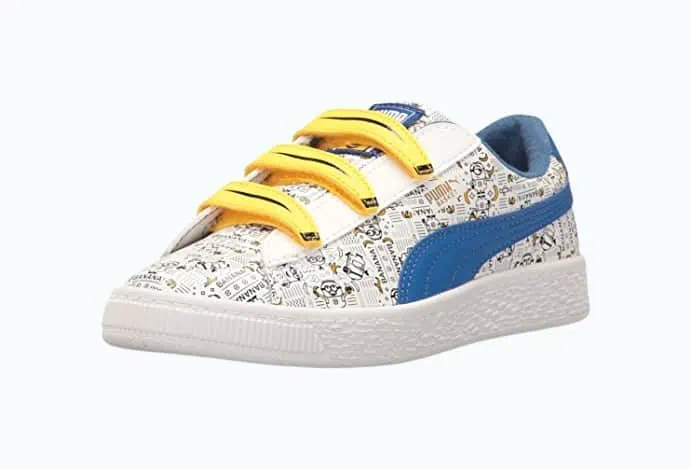 Product Image of the PUMA Unisex-Child Minions Basket Hook and Loop Sneaker