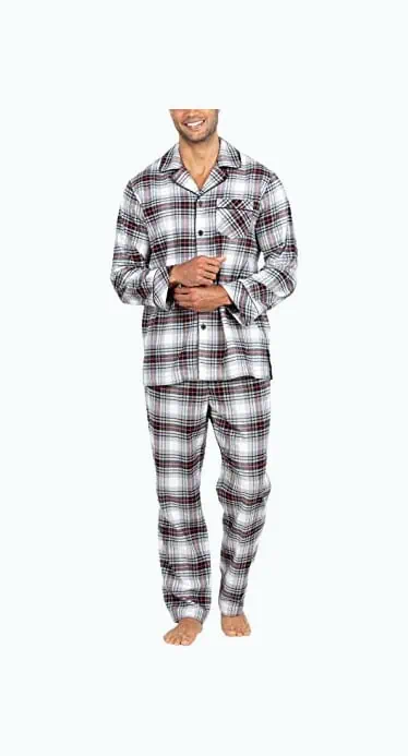 Product Image of the PajamaGram Mens Flannel Pajamas