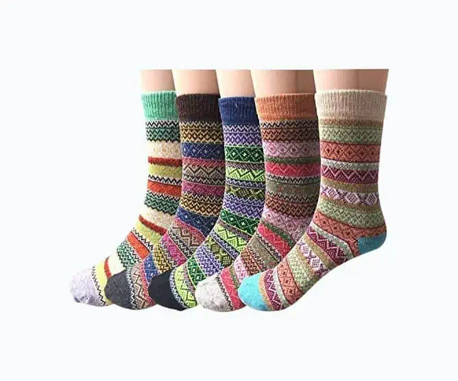 Product Image of the Patterned Wool Socks