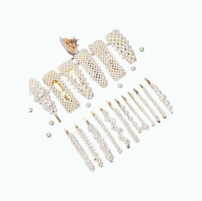 Product Image of the Pearl Hair Clips (18pcs)