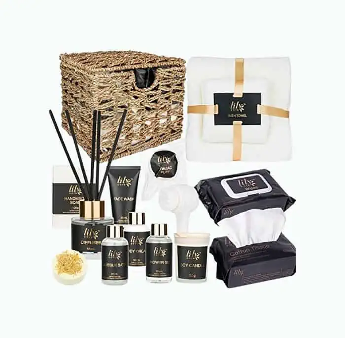 Product Image of the Peony Spa Gift Basket