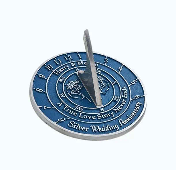 Product Image of the Personalized 25th Anniversary Sundial