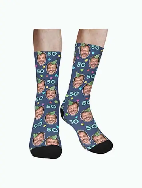 Product Image of the Personalized Birthday Socks