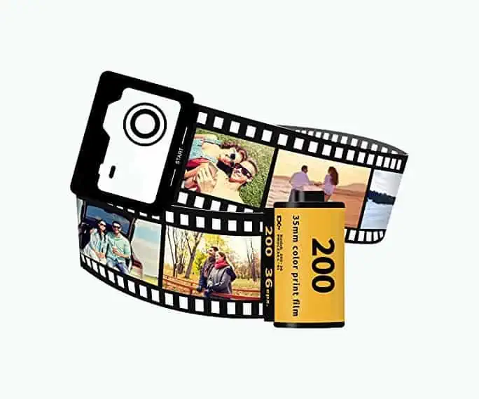 Product Image of the Personalized Camera Film Roll Keychains