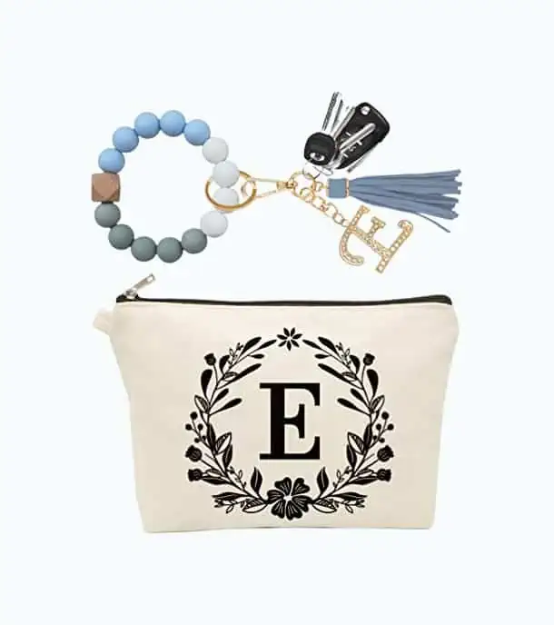 Product Image of the Personalized Canvas Makeup Bag