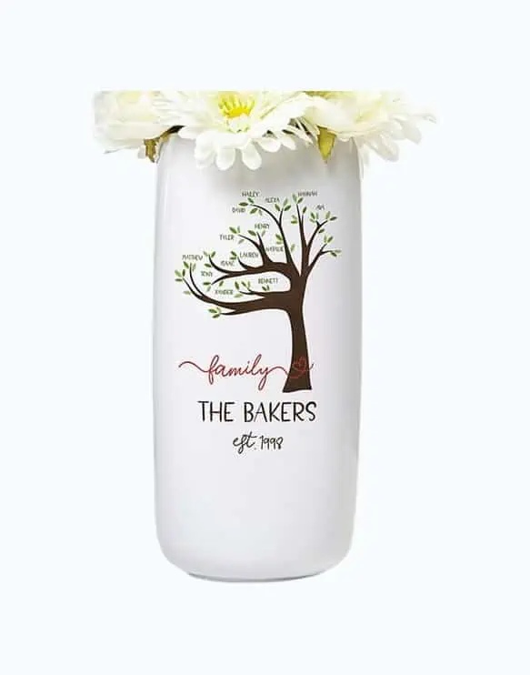 Product Image of the Personalized Ceramic Vase