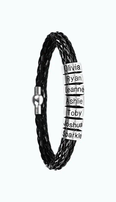 Product Image of the Personalized Dad Bracelet