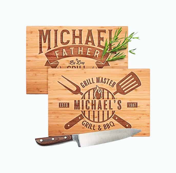 Product Image of the Personalized Dad Cutting Board