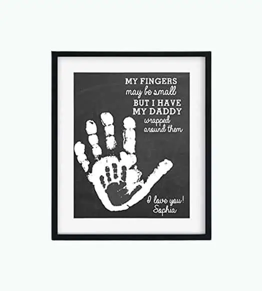 Product Image of the Personalized Dad Print