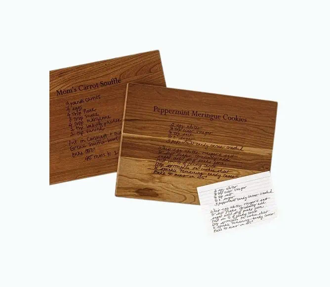 Product Image of the Personalized Family Recipe Board