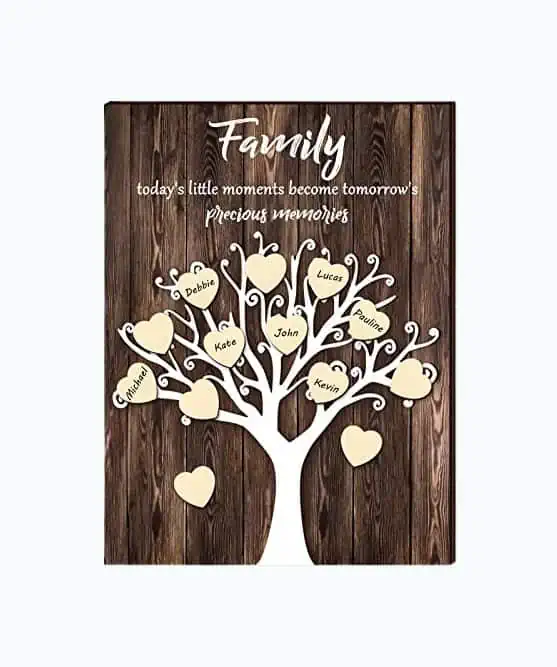 Product Image of the Personalized Family Tree Serving Bowl