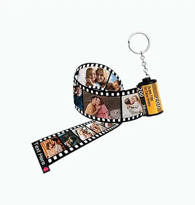 Product Image of the Personalized Film Roll Keychain