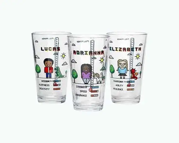 Product Image of the Personalized Gamer Pint Glasses