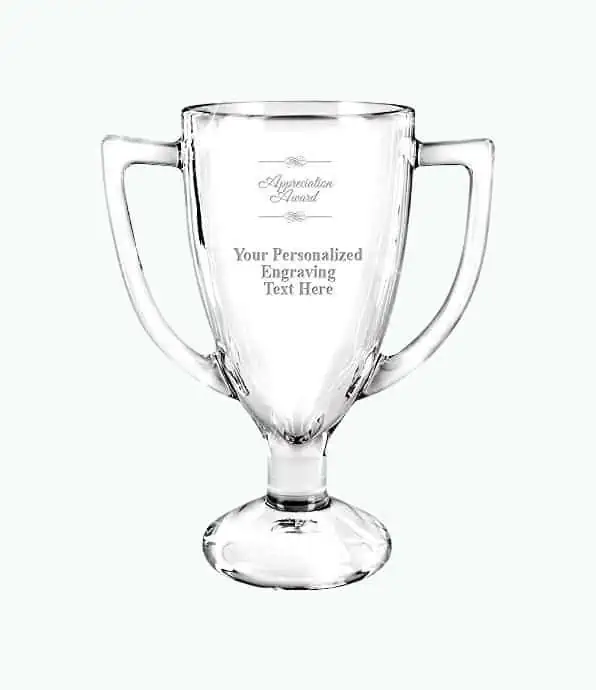 Product Image of the Personalized Glass Trophy