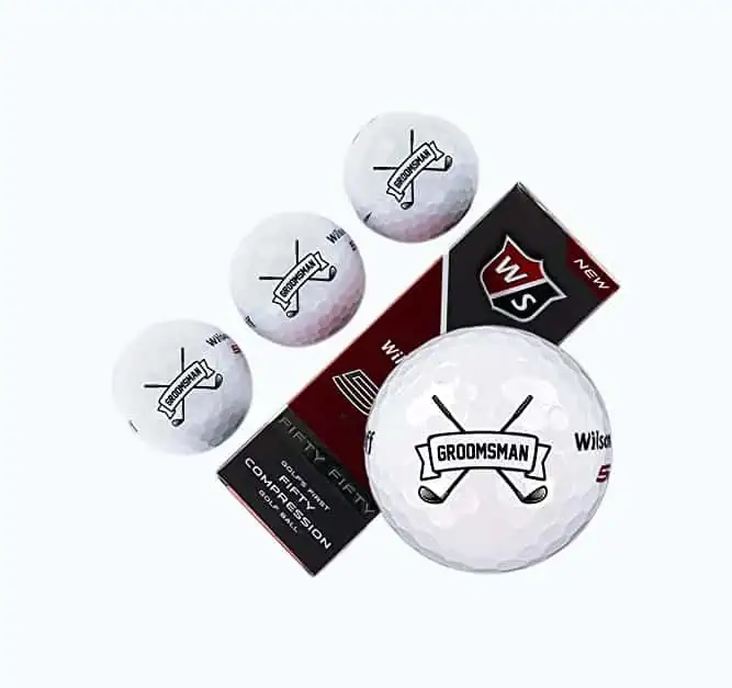 Product Image of the Personalized Groomsmen Golf Balls