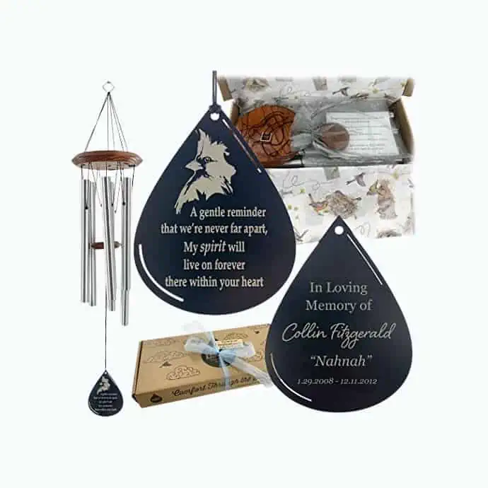 Product Image of the Personalized Memorial Wind Chimes