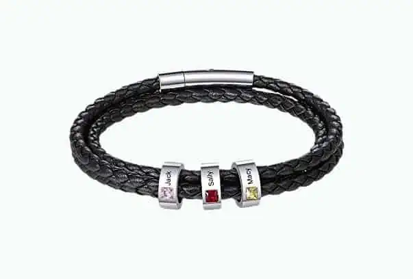Product Image of the Personalized Men's Braid Bracelet