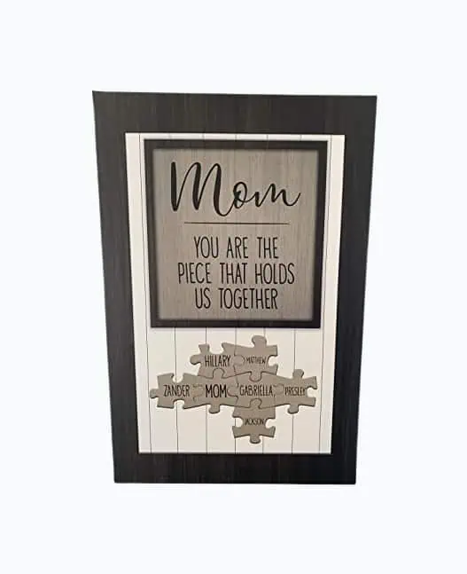 Product Image of the Personalized Mom Puzzle Art