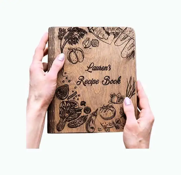 Product Image of the Personalized Recipe Notebook