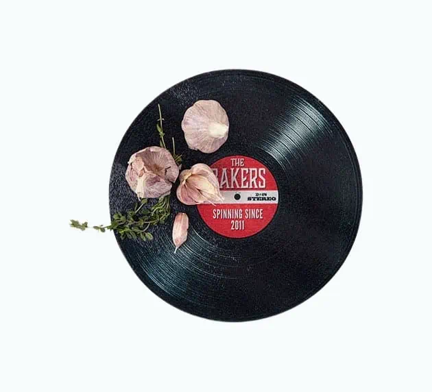 Product Image of the Personalized Record Cutting Board