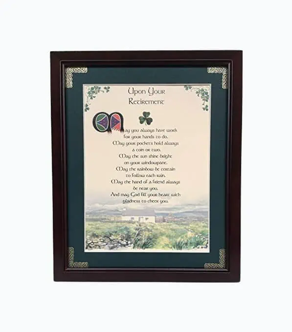 Product Image of the Personalized Retirement Plaque