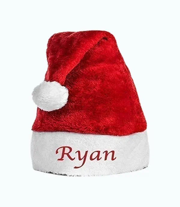Product Image of the Personalized Santa Hat