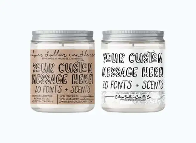 Product Image of the Personalized Scented Soy Candle