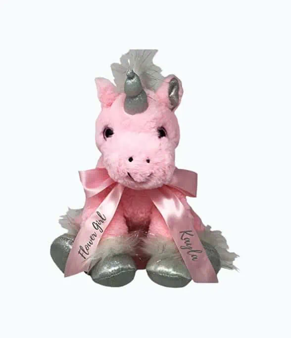 Product Image of the Personalized Stuffed Unicorn