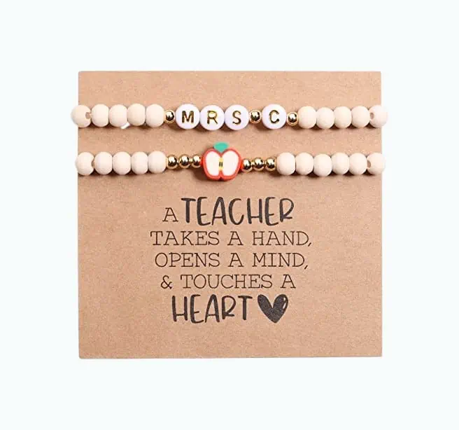 Product Image of the Personalized Teacher Bracelet