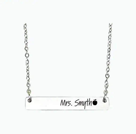 Product Image of the Personalized Teacher Necklace