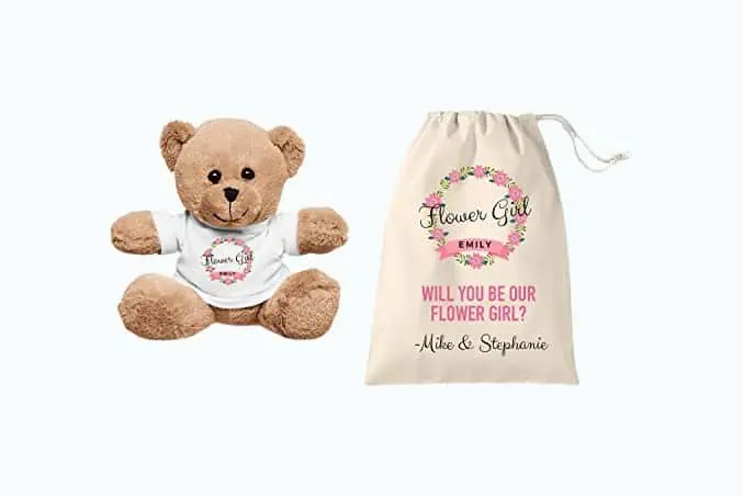Product Image of the Personalized Teddy Bear & Gift Bag