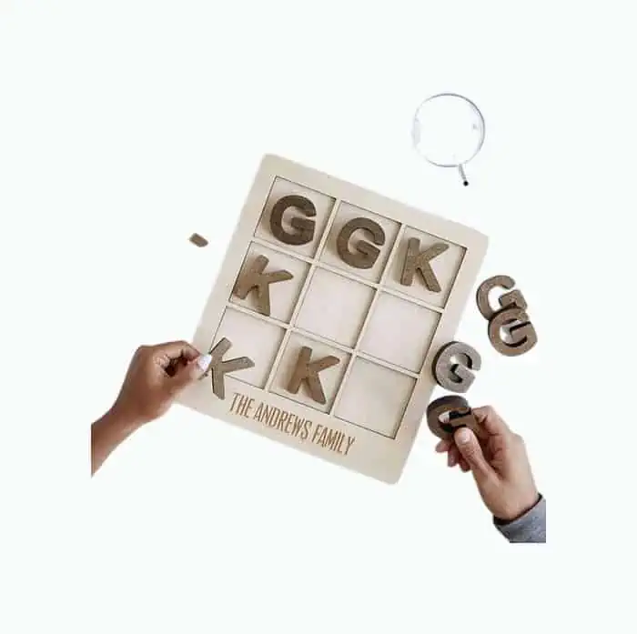 Product Image of the Personalized Tic Tac Toe
