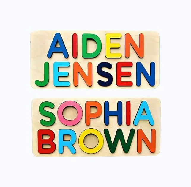 Product Image of the Personalized Two Name Puzzle