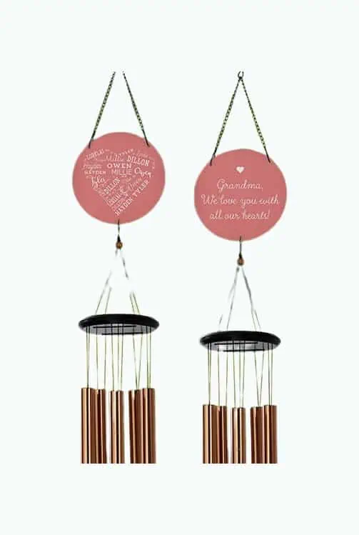 Product Image of the Personalized Wind Chimes