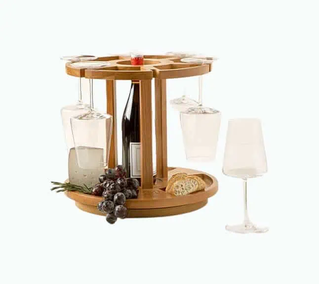 Product Image of the Personalized Wine & Cheese Carousel
