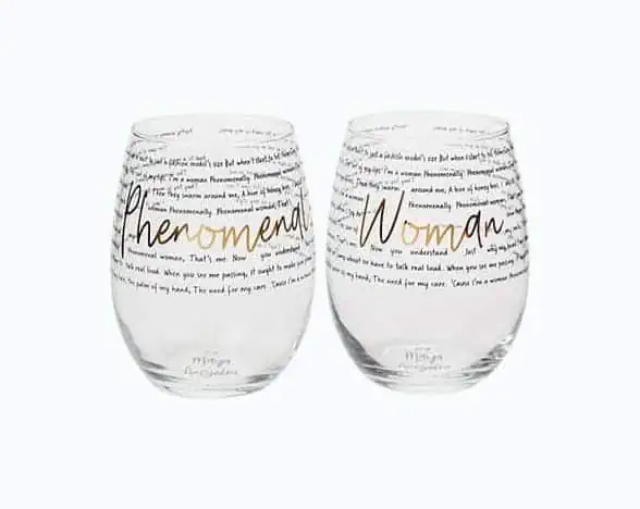Product Image of the Phenomenal Woman Glasses - Set of 2