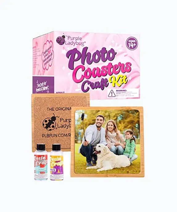Product Image of the Photo Coaster Craft Kit