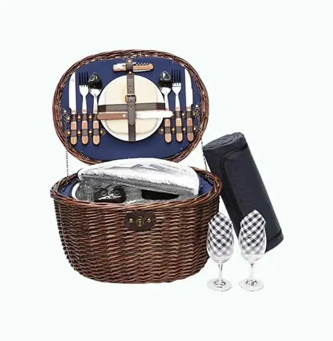 Product Image of the Picnic Basket For Two