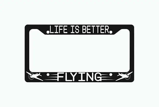 Product Image of the Pilot License Plate Frame