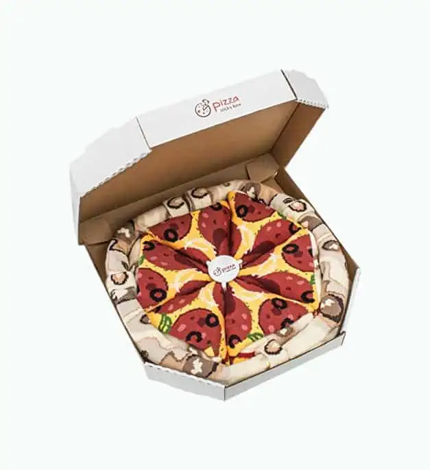 Product Image of the Pizza Socks Box