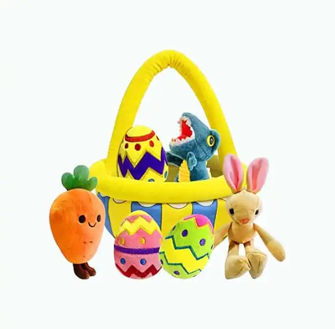Product Image of the Plush Easter Basket