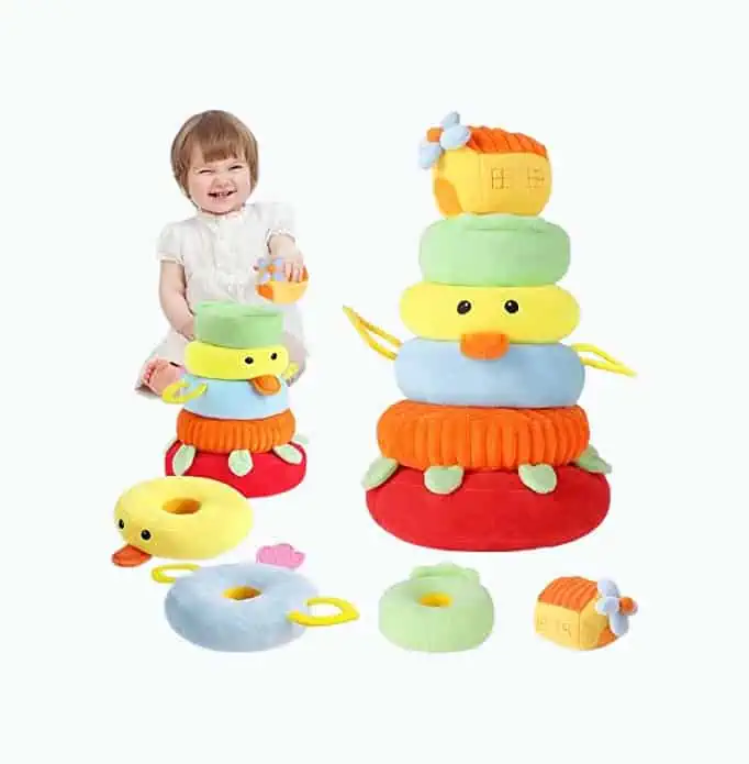 Product Image of the Plush Stacking Toy Set