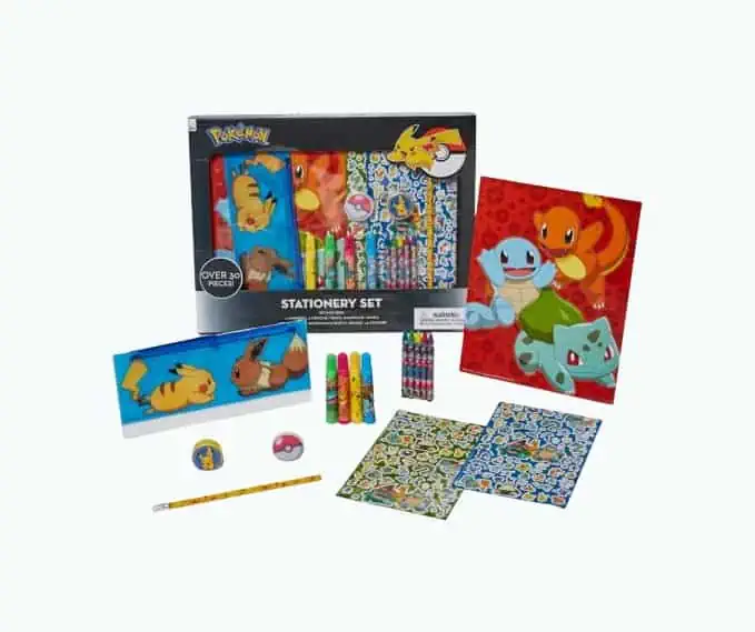 Product Image of the Pokemon Coloring Art and Sticker Set